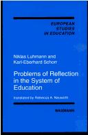 Problems of Reflection in the System of Education