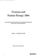 Uranium and Nuclear Energy 1994