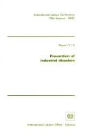 Prevention of Industrial Disasters