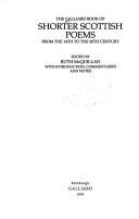 The Galliard Book of Shorter Scottish Poems