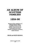 An Album of Scottish Families, 1694-96