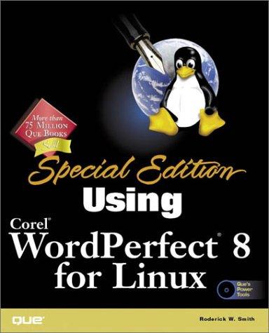 Using Corel WordPerfect 8 for Linux