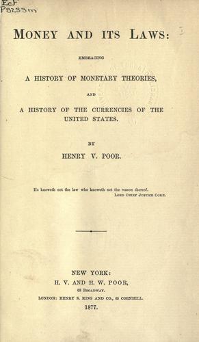 Money and Its Laws