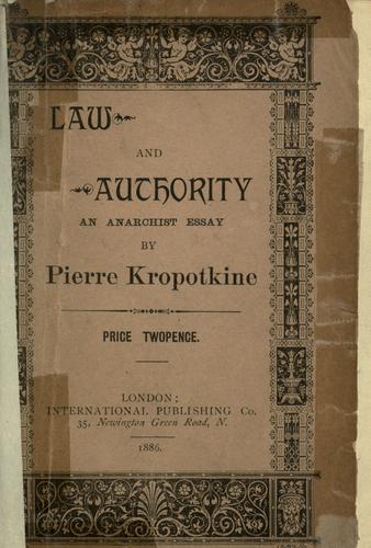 Law and Authority