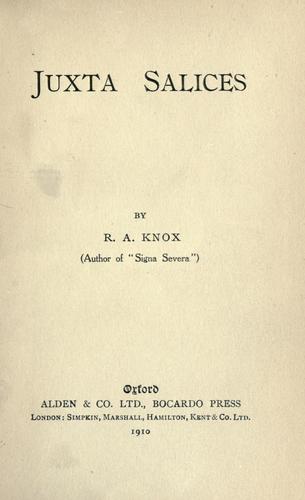 Juxta salices