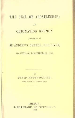 The seal of apostleship