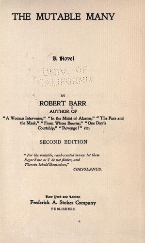 The mutable many : a novel