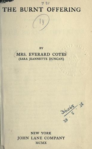 The Burnt Offering