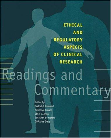 Ethical and regulatory aspects of clinical research