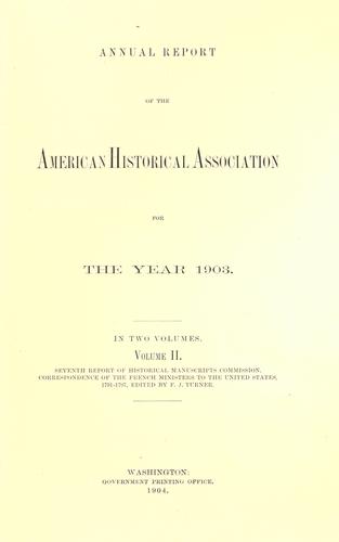 Correspondence of the French Ministers to the United States, 1791-1797