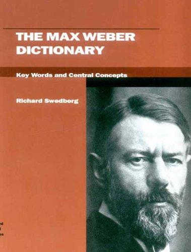 The Max Weber dictionary