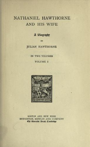 Nathaniel Hawthorne and his wife