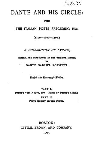 The Early Italian poets