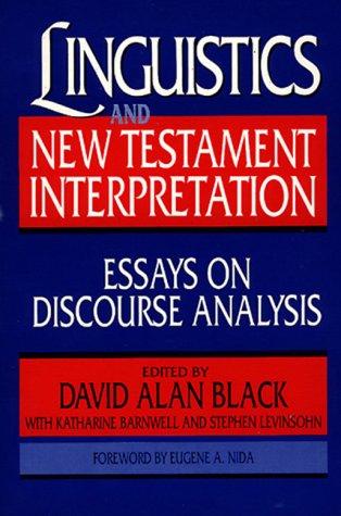 Linguistics and New Testament interpretation
