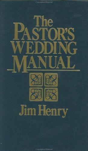 The pastor's wedding manual