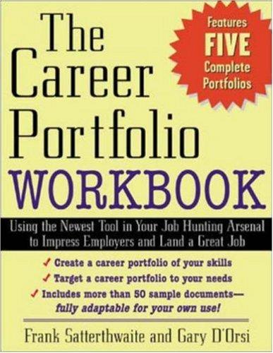 The career portfolio workbook
