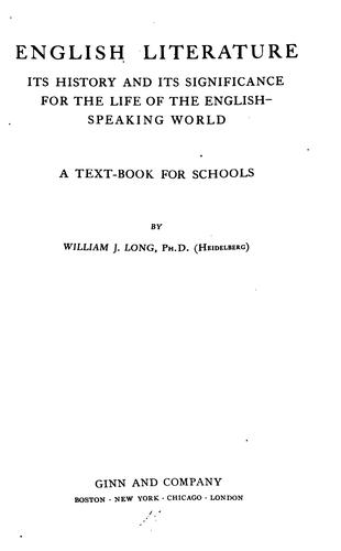 English literature