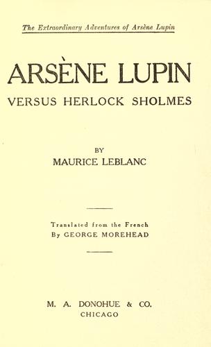Arsène Lupin contre Herlock Sholmès