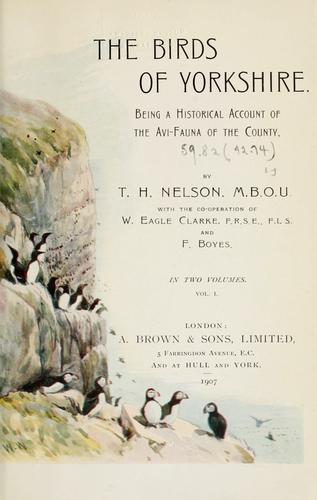 The birds of Yorkshire