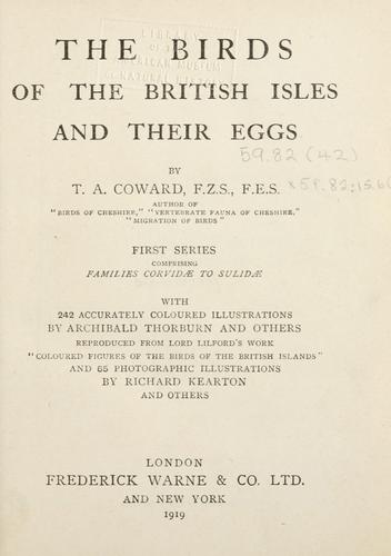 The Birds of the British Isles and Their Eggs