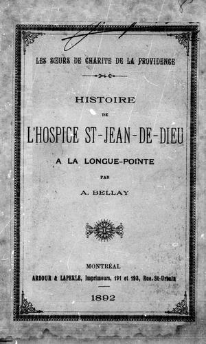 Hospice St-Jean de Dieu, asile de la Longue-Pointe