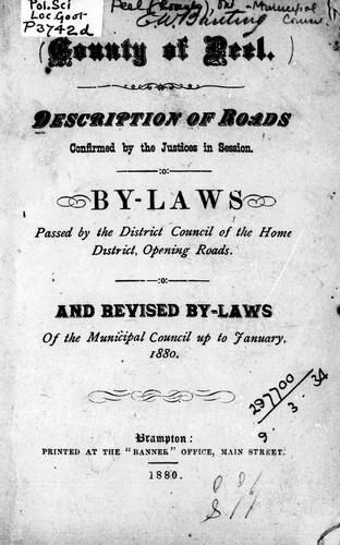 Description of roads confirmed by the justices in session