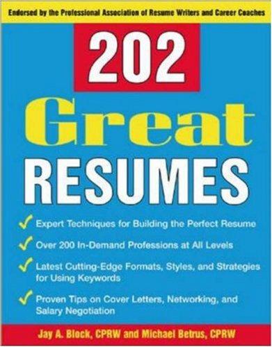 2004 Great Resumes