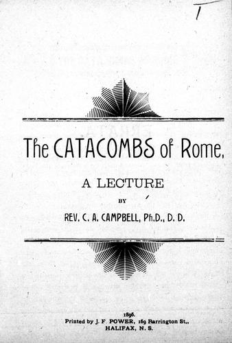 The Catacombs of Rome