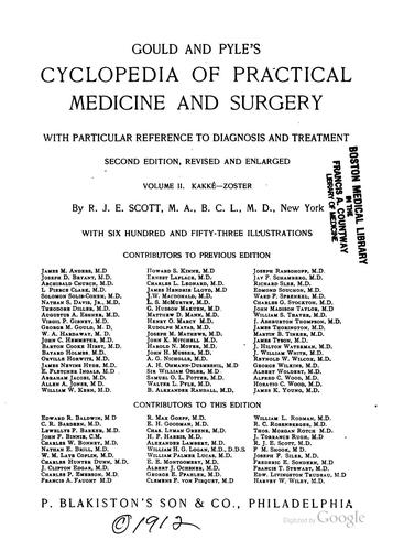 Gould and Pyle's cyclopedia of practical medicine and surgery
