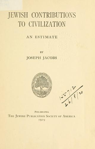 Jewish Contributions to Civilization
