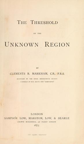The threshold of the unknown region