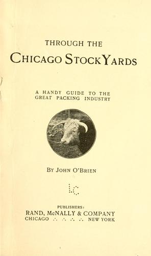 Through the Chicago Stockyards
