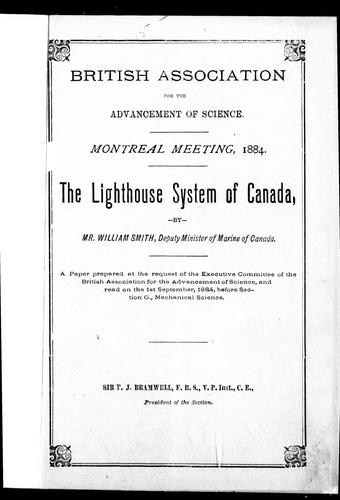 The Lighthouse System of Canada