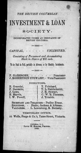 The British Columbian Investment and Loan Society
