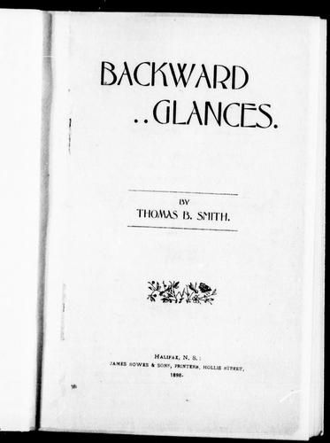 Backward Glances