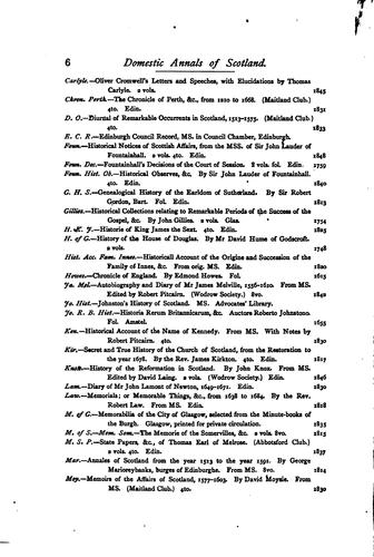 Domestic Annals of Scotland from the Reformation to the Rebellion of 1745