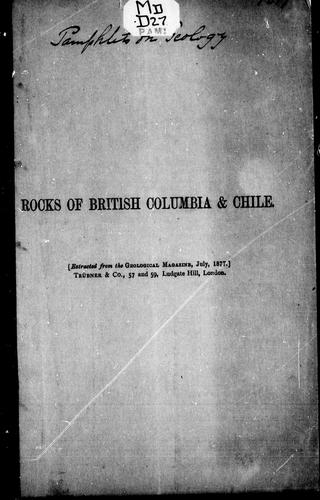 Mesozoic Volcanic Rocks of British Columbia and Chile