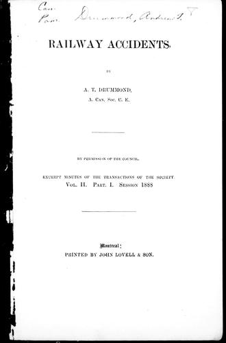 Railway Accidents