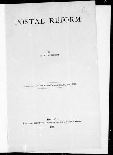 Postal Reform