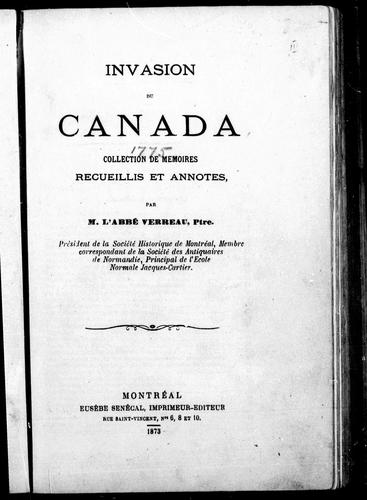 Invasion du Canada