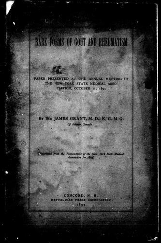 Rare Forms of Gout and Rheumatism