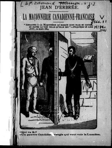 La maçonnerie canadienne-française