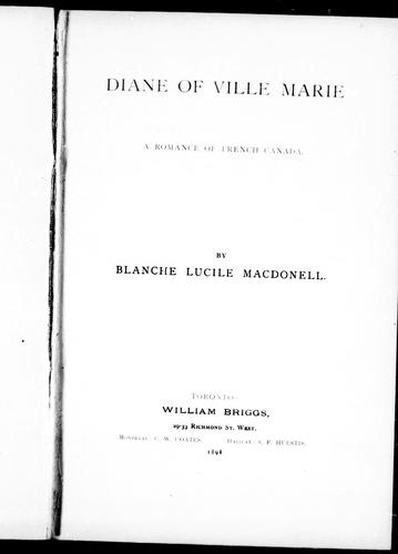 Diane of Ville Marie
