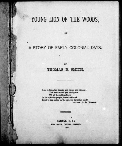 Young Lion of the Woods, or, A Story of Early Colonial Days