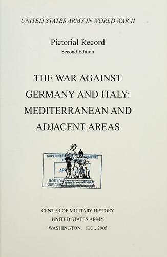 The war against Germany and Italy