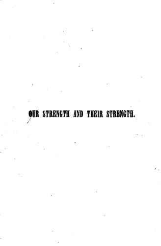 Our Strength and Their Strength