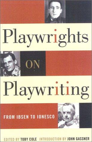 Playwrights on playwriting