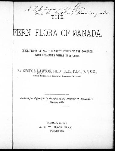 The Fern Flora of Canada