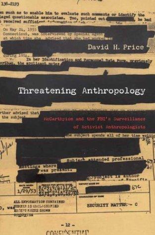 Threatening anthropology