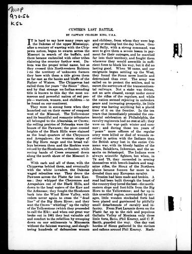 Custer's Last Battle